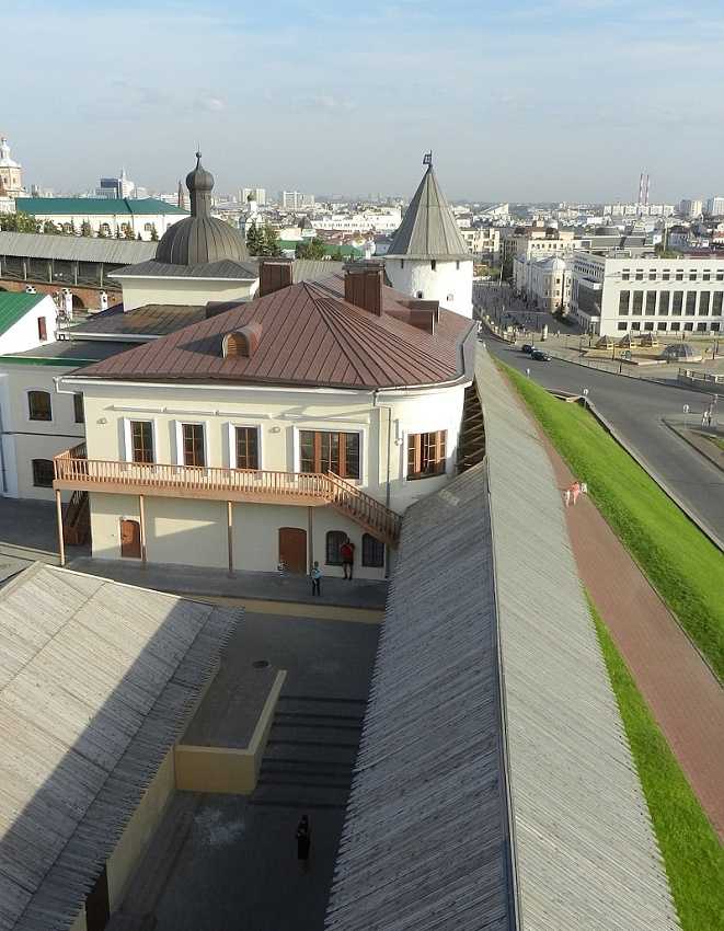 Kazan Kremlin:view from the Transfiguration tower